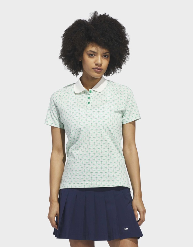 adidas Originals - Originals All Over Trefoil Polo Shirt Womens