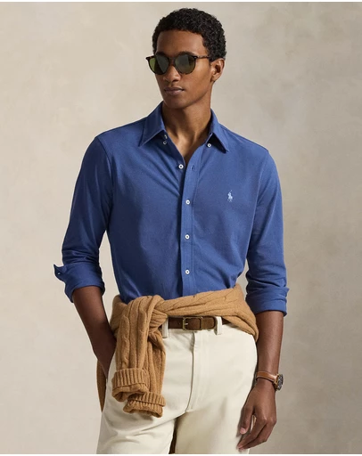 Polo Ralph Lauren - Featherweight Mesh Shirt - ICONIC EXCLUSIVE