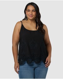 The Poetic Gypsy - Harvest Moon Embroidered Cami