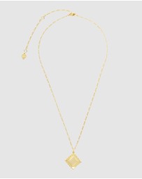 Wanderlust + Co - Ravioli Gold Necklace