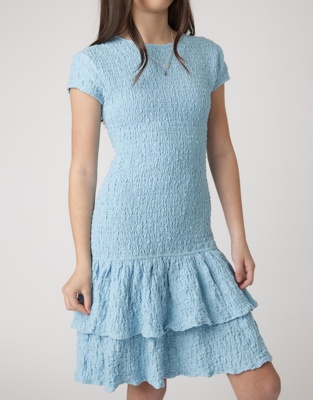Decjuba Kids - Alessia Textured Mini Dress - Teens