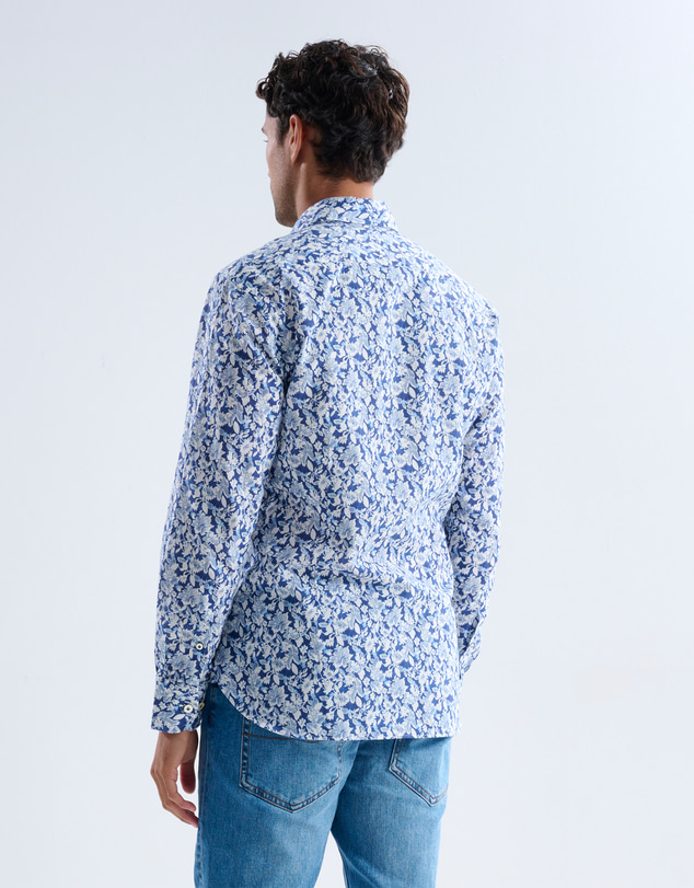 3 Wise Men - 3 Wise Men Sanford Linen Print Shirt