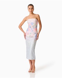 Elliatt - Lurea Strapless Midi Dress