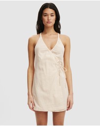 Cotton On - Isabel Halter Wrap Mini Dress
