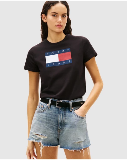 Tommy Jeans - Regular TJ Flag Short Sleeve Tee