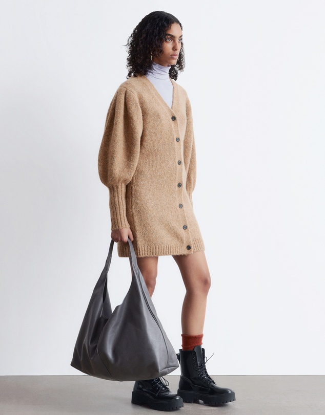 & Other Stories - Alpaca-Blend Mini Dress