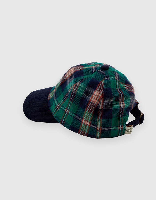 Goldie + Ace - Tate Check Cap - Babies-Kids