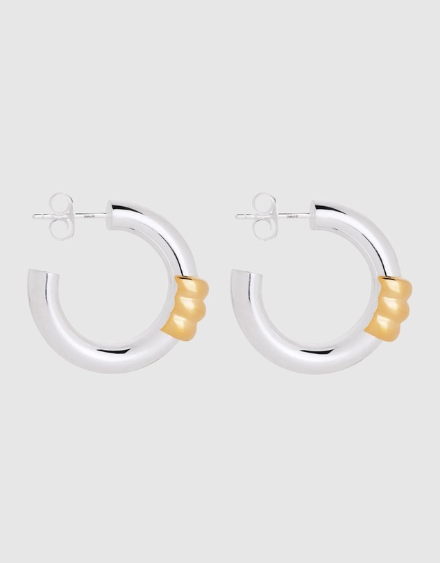 Najo - Pont D’Or Two-Tone Earrings