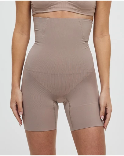 Plie Australia - Control Skin High Waist Medium Shorts