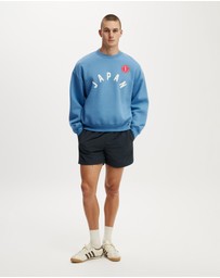 Cotton On - Oversized Graphic Crew Sweater