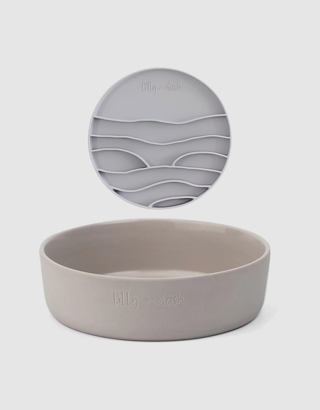 Lilly + Dash - Dog Food Water Bowl & Insert Combo