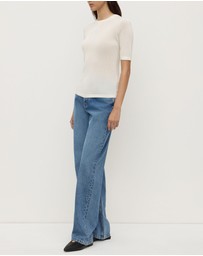 Assembly Label - Mina Silk Knit Tee