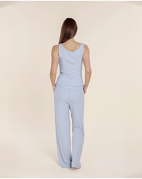 Gingerlilly - Liberty Ribbed Singlet Henley Top