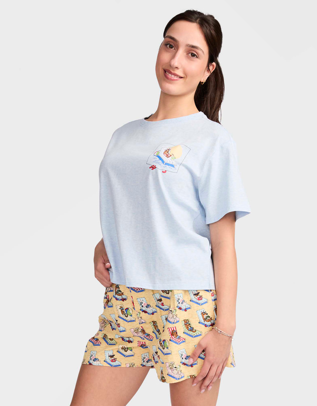 Mitch Dowd - Mitchdowd Doggy Loungin Cotton Pyjama Set