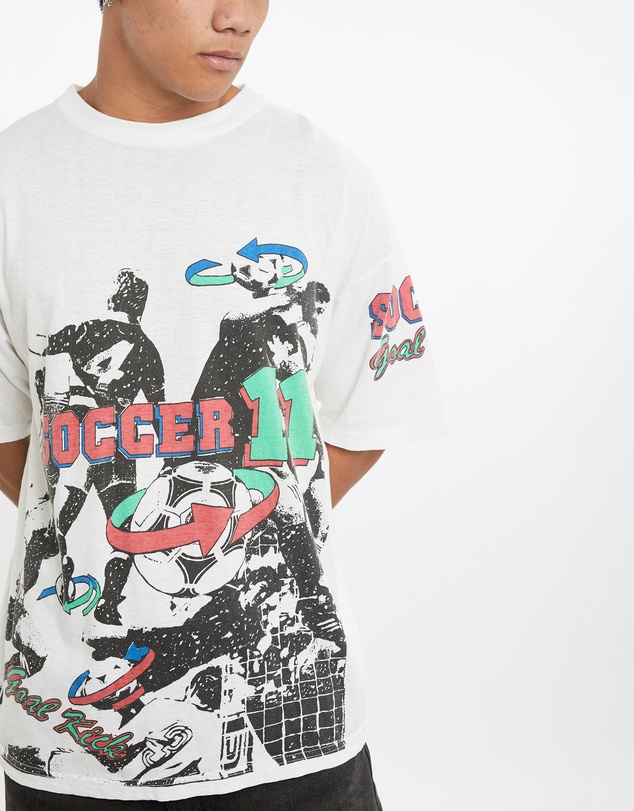 Vintage by The Real Deal - Pre Loved - Vintage 90s Soccer Tee