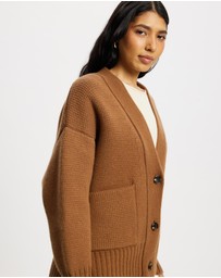 White By FTL - Amber Merino Cardigan