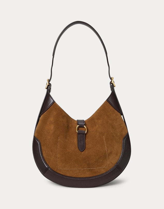 Polo Ralph Lauren - Polo ID Suede-Leather Small Shoulder Bag