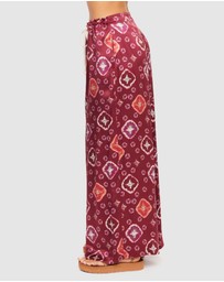 The Upside - Miri Kato Silk Wide Leg Pants