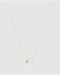 Alana Maria - Pipa Freshwater Pearl Necklace - Gold