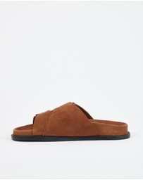 Sol Sana - Sato Footbed Cocoa Suede