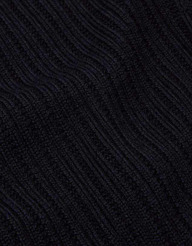 Calibre - Slim Merino Wool Rib Sweater Navy