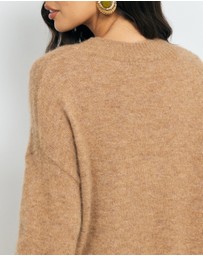 AERE - Jori Wool Blend Oversized Knit Jumper