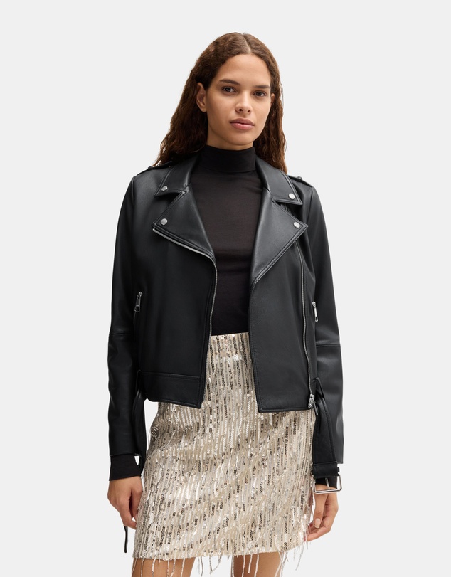 BOSS - Sameli Leather Jacket