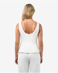 Forcast - Nikki Peplum Top