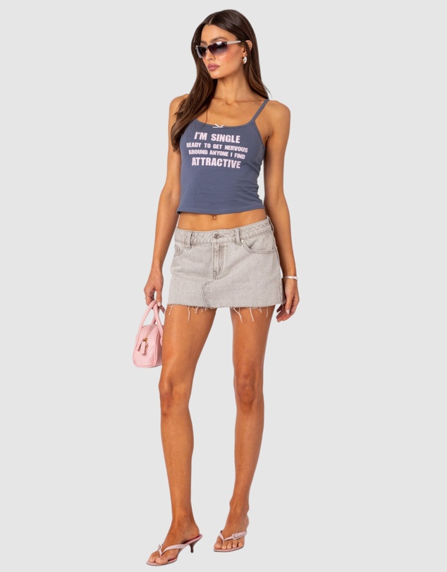 EDIKTED - Micah Denim Mini Skirt