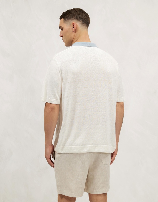 AERE - Linen Knit Polo