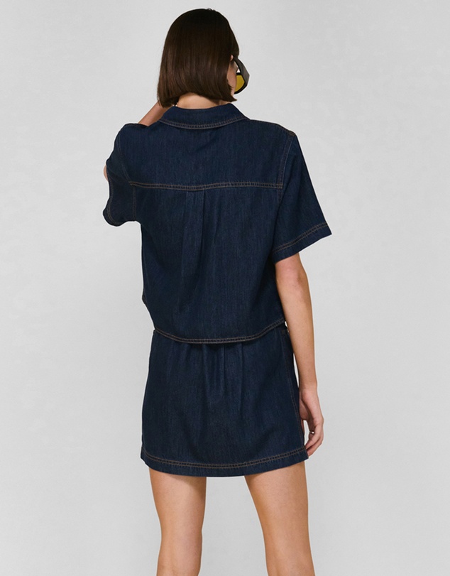 Staple the Label - Lea Denim Mini Skirt