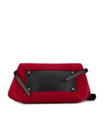 Pre-Loved by Azura Reborn - Pre-Loved Mini Felt and Calfskin Belt Satchel