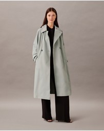 Calvin Klein - Cotton Blend Trench Coat