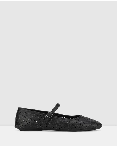 Rollie - Ballet Mary Jane Laser Flat