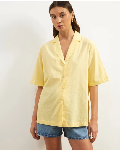 Atmos&Here - Paradise Linen Blend Shirt