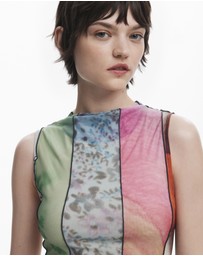 Desigual - Printed mini dress