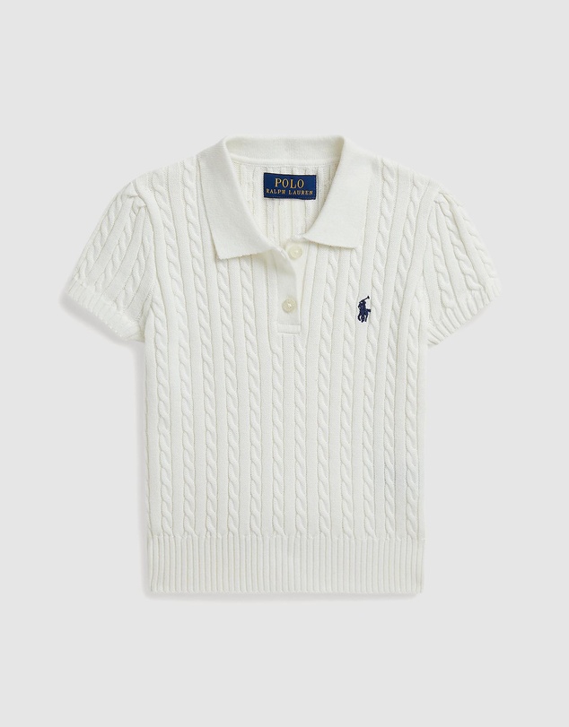 Polo Ralph Lauren - Mini-Cable Cotton Polo Sweater - Babies-Kids