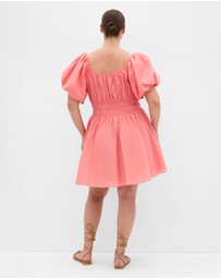 City Chic - Lilli Puff Sleeve Mini Dress
