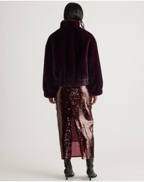 Decjuba - Saylor Faux Fur Bomber Jacket