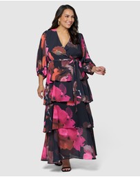 Pink Dusk by Curve Project - Temptress Maxi Dress