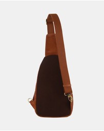 Pierre Cardin - Pierre Cardin Men's Leather Sling Bag