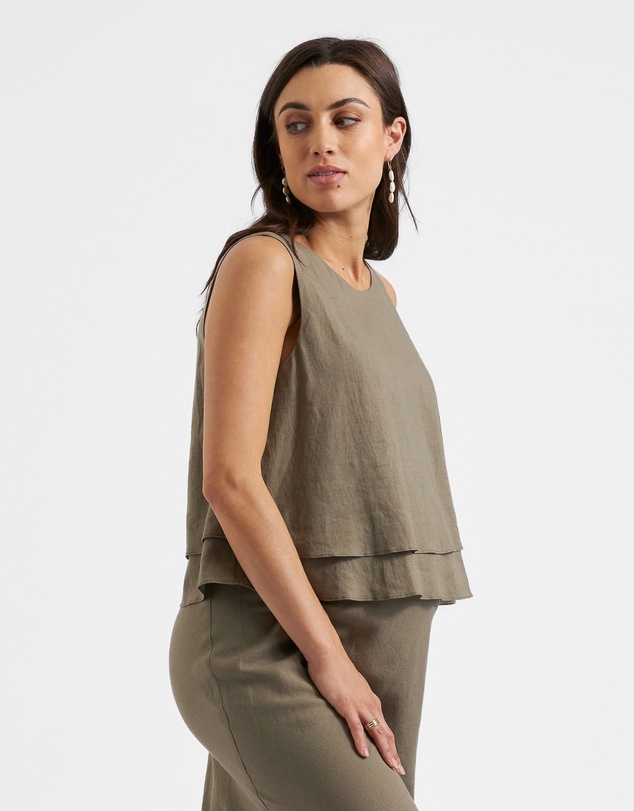 Ripe Maternity - Peyton Linen Nursing Top