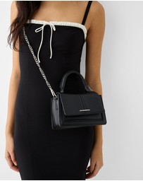 Bershka - Saffiano Crossbody Bag