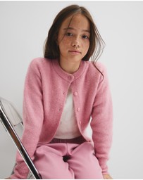 Country Road - Teen Fluffy Crew Knit Cardigan