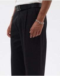 AERE - Pleated Wool Blend Trousers