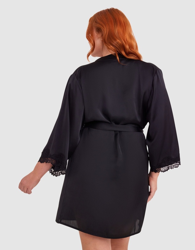Bras N Things - Bethany Short Wrap - Black