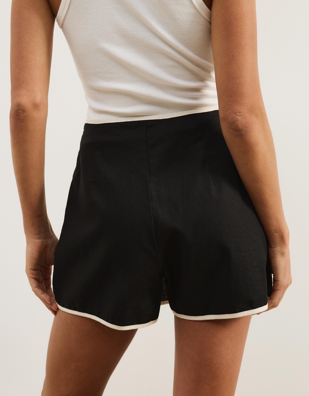 Atmos&Here - Annie Linen Blend Wrap Skort