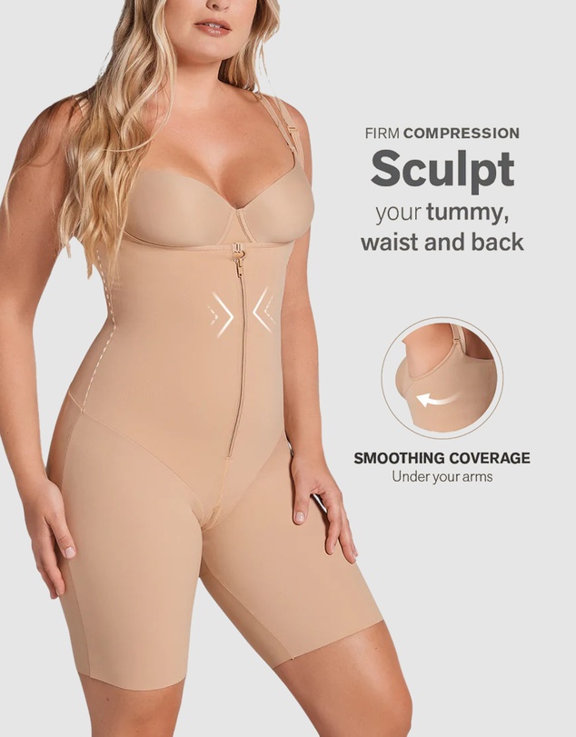 Leonisa - Zip-and-Sculpt Zip Up Full Body Shaper