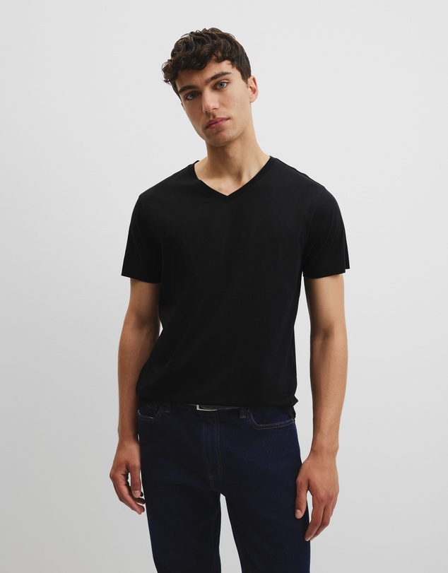 Country Road - Pima Cotton V-neck T-shirt