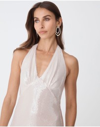 Forcast - Ariana Sequin Halter Dress